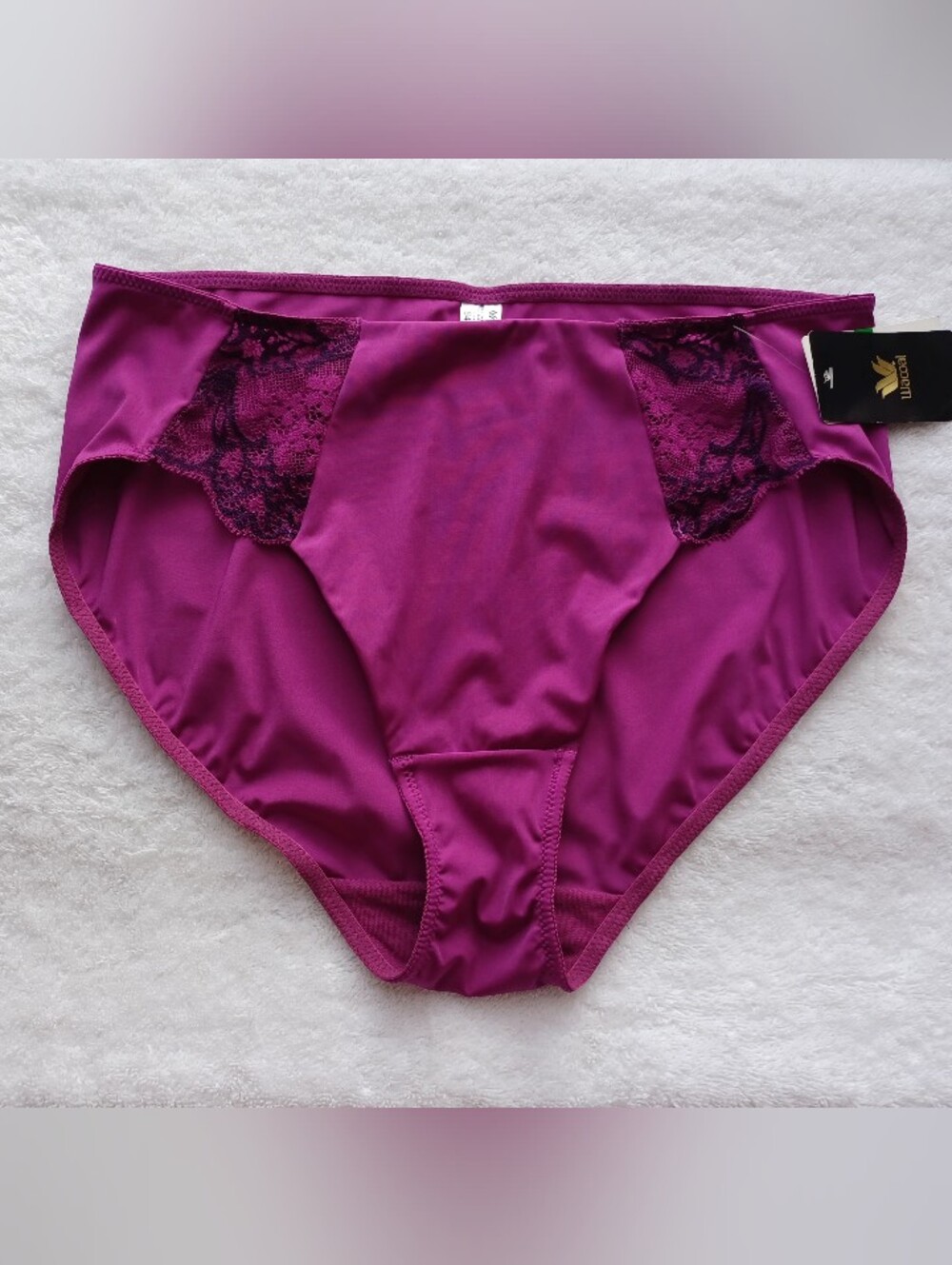 Wacoal Lace-Trim High-Waist Briefs, Size L